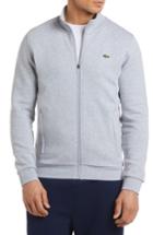 Men's Lacoste Fleece Zip Jacket (l) - Metallic