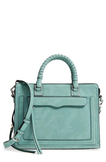 Rebecca Minkoff Medium Bree Leather Satchel - Green