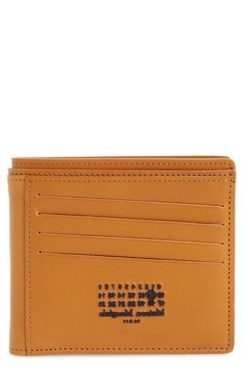 Men's Maison Margiela Leather Wallet - Brown