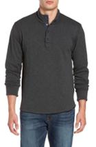 Men's Jeremiah Mitch Reversible Slubbed Quarter Snap Pullover - Black
