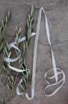 Women's Untamed Petals By Amanda Judge Lovely Bead & Crystal Belt, Size - Silver