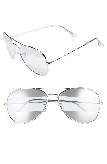 Women's Bp. 60mm Tri-tone Metal Aviator Sunglasses -