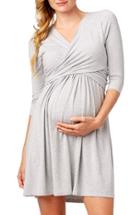 Women's Rosie Pope Maternity/nursing Wrap Dress
