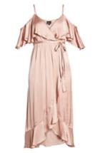 Women's Bardot Bea Cold Shoulder Ruffle Dress