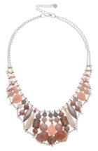 Women's Nakamol Design Stone & Freshwater Pearl Collar Necklace