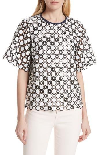 Women's Tory Burch Gloria Top - White