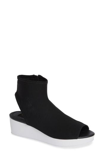 Women's Donna Karan Rivera Mid-wedge Sandal M - Black