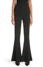 Women's Cushnie Et Ochs Carina D-ring High Waist Flare Pants - Black
