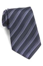 Men's John Varvatos Star Usa Stripe Silk Tie, Size - Grey