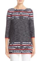 Women's St. John Collection Anguilla Floral Jacquard Sweater