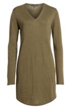 Women's Eileen Fisher Lightweight Merino Jersey V-neck Tunic
