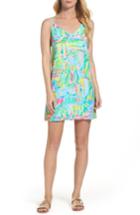 Women's Lilly Pulitzer Lela Silk Slipdress, Size - Pink