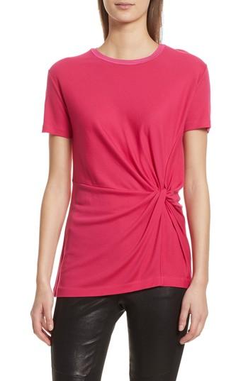 Women's Rag & Bone Marina Drape Tee - Red