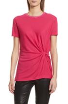 Women's Rag & Bone Marina Drape Tee - Red