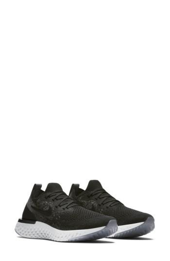 Women's Nike Epic React Flyknit Running Shoe M - Black