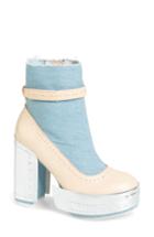Women's Jeffrey Campbell Dismantle Platform Bootie M - Beige