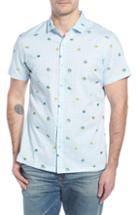 Men's Tori Richard Picnic Reef Trim Fit Embroidered Camp Shirt