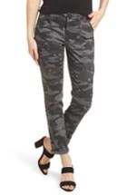 Women's Wit & Wisdom Twill Star Camo Cargo Pants - Grey