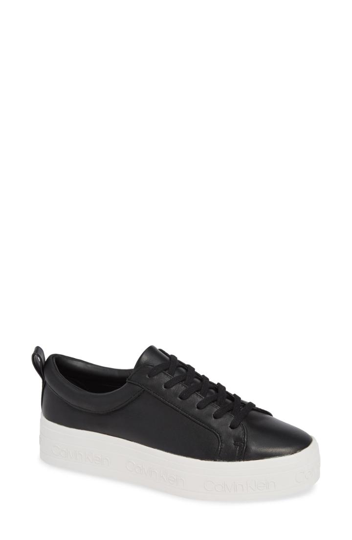 Women's Calvin Klein Jaelee Sneaker M - Black
