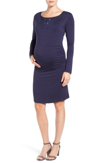 Women's Lab40 Wendy Maternity/nursing Dress - Blue