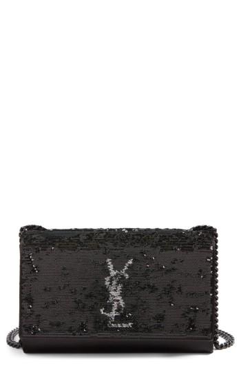 Saint Laurent Small Kate Magic Paillettes Shoulder Bag -
