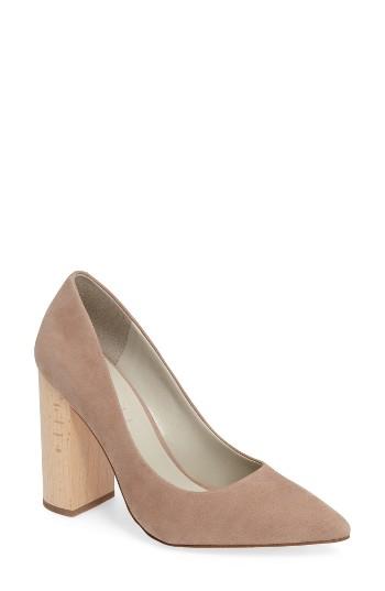 Women's 1.state Valencia Block Heel Pump M - Grey