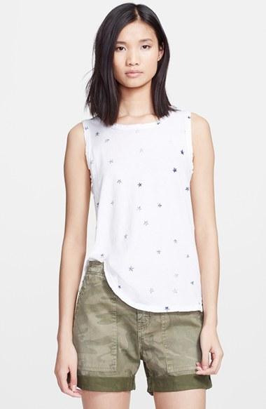 Women's Current/elliott 'the Muscle Tee' Tank - White