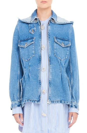 Women's J.w.anderson Tailored Denim Car Jacket