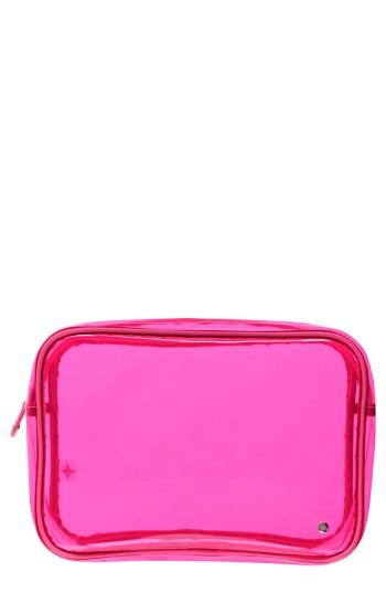 Stephanie Johnson Miami Jumbo Zip Cosmetics Case, Size - Miami Neon Pink