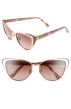 Women's Calvin Klein 57mm Cat Eye Sunglasses - Rose Gold