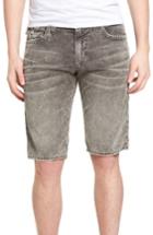 Men's True Religion Brand Jeans Ricky Flap Corduroy Shorts - Grey