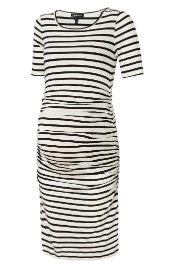 Women's Isabella Oliver Nia Ruched Maternity Dress