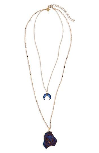 Women's Panacea Drusy Layered Necklace