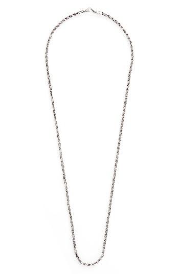 Men's Caputo & Co. Sterling Silver Rope Chain Necklace