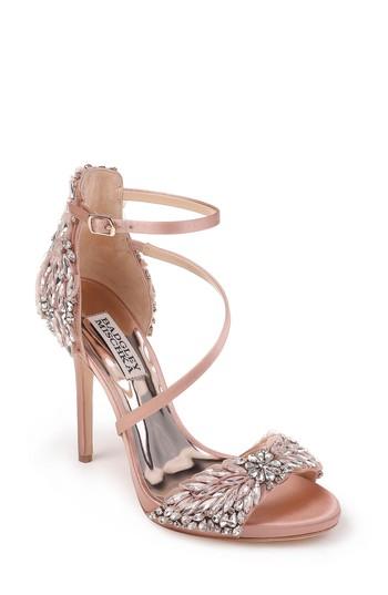 Women's Badgley Mischka Selena Strappy Sandal M - Pink
