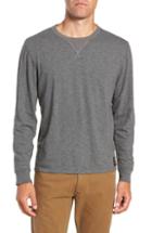 Men's Frye Long Sleeve Slub Crewneck T-shirt - Grey