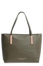 Ted Baker London Sarahh Leather Shopper - Green