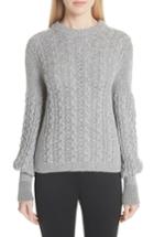 Women's Moncler Alpaca Blend Sweater - Grey