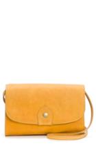 Frye Melissa Leather Crossbody Bag - Yellow