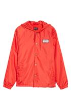 Men's Brixton Palmer Hooded Jacket, Size - Red