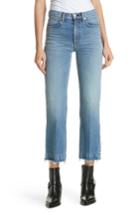 Women's Rag & Bone/jean Justine High Waist Crop Wide Leg Jeans