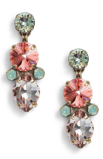 Women's Sorrelli Iris Crystal Drop Earrings