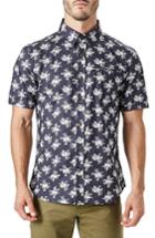 Men's 7 Diamonds Nature's Way Short Sleeve Shirt, Size - Grey