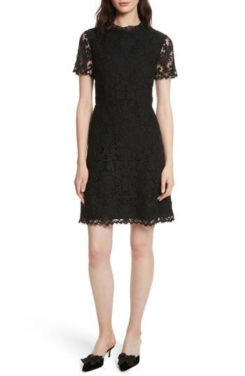 Women's Kate Spade New York Tapestry Lace Dress - Black