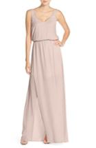 Women's Show Me Your Mumu Kendall Soft V-back A-line Gown, Size - Beige