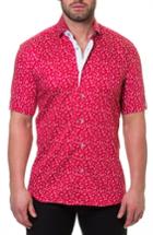 Men's Maceoo Fresh Paper Plane Slim Fit Sport Shirt (s) - Red