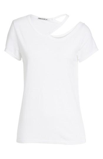 Women's Pam & Gela High/low Hem Tee - White