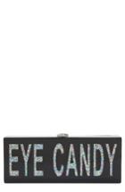 Nordstrom Eye Candy Box Clutch - Black