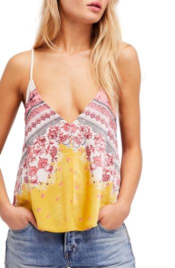 Women's Free People Runaround Camisole - Yellow