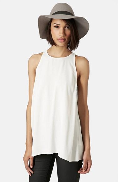 Women's Topshop 'milo' Split Back Sleeveless Top